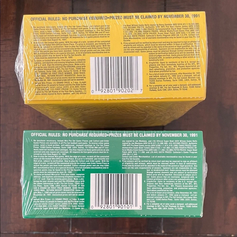 NFL Pro Set 1990 Official Card Set - Picture 2 of 5